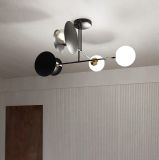 mini: Lampa sufitowa MINERVA nowoczesna czarna E27 15W LED (8)