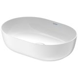 Umywalka Luv 50x35 cm Nablatowa Owalna Biała 0379500000 Duravit