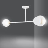 mini: Lampa sufitowa MINERVA nowoczesna biała E27 15W LED (1)
