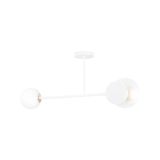 mini: Lampa sufitowa MINERVA nowoczesna biała E27 15W LED (5)