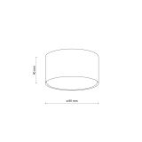 mini: TOP BLACK LAMPA SUFITOWA 1 GX53 (4)