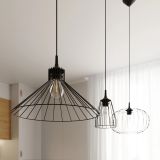 mini: Sollux Lampa wisząca EDA Powder Blue industrialny E27 (2)