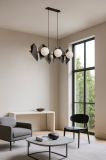 mini: Lampa wisząca ROSSI nowoczesna czarna E14 10W LED (3)