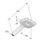 Rączka Natrysku CL 1S Freshline 6450005-00 Kludi