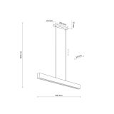 mini: TEO LED LAMPA wisząca 960 (2)