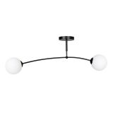 Lampa sufitowa PREGOS nowoczesna czarna E14 10W LED