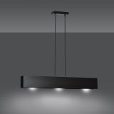 mini: Lampa wisząca GENTOR nowoczesna czarna E27 15W LED (4)