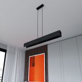 mini: Lampa wisząca GENTOR nowoczesna czarna E27 15W LED (6)