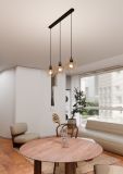 mini: Lampa wisząca ISTAR nowoczesna czarna E27 15W LED (4)