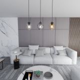 mini: Lampa wisząca ISTAR nowoczesna czarna E27 15W LED (4)
