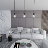 mini: Lampa wisząca ISTAR nowoczesna czarna E27 15W LED (4)
