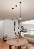 mini: Lampa wisząca ISTAR nowoczesna czarna E27 15W LED (5)