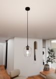 mini: Lampa wisząca ISTAR nowoczesna czarna E27 15W LED (6)