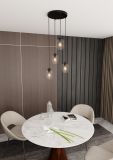 mini: Lampa wisząca ISTAR nowoczesna czarna E27 15W LED (3)