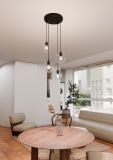 mini: Lampa wisząca ISTAR nowoczesna czarna E27 15W LED (5)