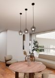 mini: Lampa wisząca ISTAR nowoczesna czarna E27 15W LED (5)