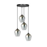 mini: Lampa wisząca ISTAR nowoczesna czarna E27 15W LED (2)