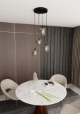 mini: Lampa wisząca ISTAR nowoczesna czarna E27 15W LED (3)