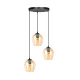 mini: Lampa wisząca ISTAR nowoczesna czarna E27 15W LED (2)