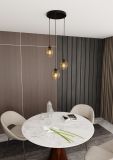 mini: Lampa wisząca ISTAR nowoczesna czarna E27 15W LED (3)