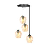 mini: Lampa wisząca ISTAR nowoczesna czarna E27 15W LED (1)
