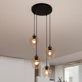mini: Lampa wisząca ISTAR nowoczesna czarna E27 15W LED (6)