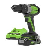 Zestaw Wiertarko-wkrętarka Gd24Dd35K2 + Ładowarka + Aku 2 Ah + Walizka 24V GR3704007UA Greenworks