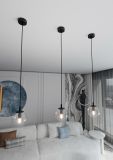 mini: Lampa wisząca COSMO nowoczesna czarna E14 10W LED (4)