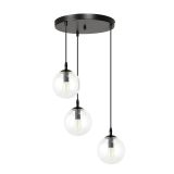 mini: Lampa wisząca COSMO nowoczesna czarna E14 10W LED (2)