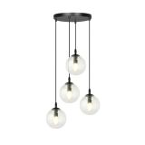 mini: Lampa wisząca COSMO nowoczesna czarna E14 10W LED (1)