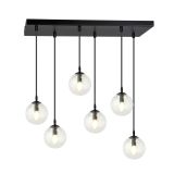 mini: Lampa wisząca COSMO nowoczesna czarna E14 10W LED (1)