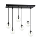 mini: Lampa wisząca COSMO nowoczesna czarna E14 10W LED (2)