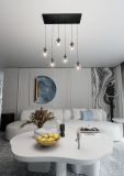 mini: Lampa wisząca COSMO nowoczesna czarna E14 10W LED (3)