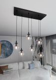 mini: Lampa wisząca COSMO nowoczesna czarna E14 10W LED (4)