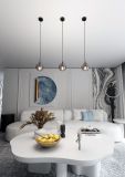 mini: Lampa wisząca COSMO nowoczesna czarna E14 10W LED (3)