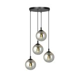 mini: Lampa wisząca COSMO nowoczesna czarna E14 10W LED (1)