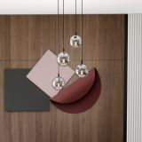 mini: Lampa wisząca COSMO nowoczesna czarna E14 10W LED (5)