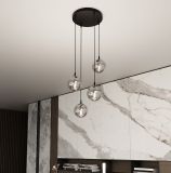 mini: Lampa wisząca COSMO nowoczesna czarna E14 10W LED (6)