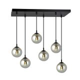 mini: Lampa wisząca COSMO nowoczesna czarna E14 10W LED (1)