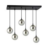 mini: Lampa wisząca COSMO nowoczesna czarna E14 10W LED (2)