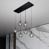 mini: Lampa wisząca COSMO nowoczesna czarna E14 10W LED (5)