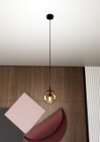 mini: Lampa wisząca COSMO nowoczesna czarna E14 10W LED (5)