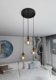 mini: Lampa wisząca COSMO nowoczesna czarna E14 10W LED (4)