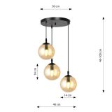 mini: Lampa wisząca COSMO nowoczesna czarna E14 10W LED (8)