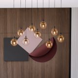 mini: Lampa wisząca COSMO nowoczesna czarna E14 10W LED (6)