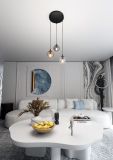 mini: Lampa wisząca COSMO nowoczesna czarna E14 10W LED (3)