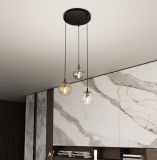 mini: Lampa wisząca COSMO nowoczesna czarna E14 10W LED (6)