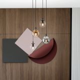 mini: Lampa wisząca COSMO nowoczesna czarna E14 10W LED (5)