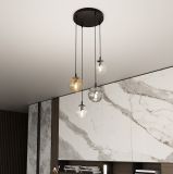 mini: Lampa wisząca COSMO nowoczesna czarna E14 10W LED (6)