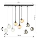 mini: Lampa wisząca COSMO nowoczesna czarna E14 10W LED (7)